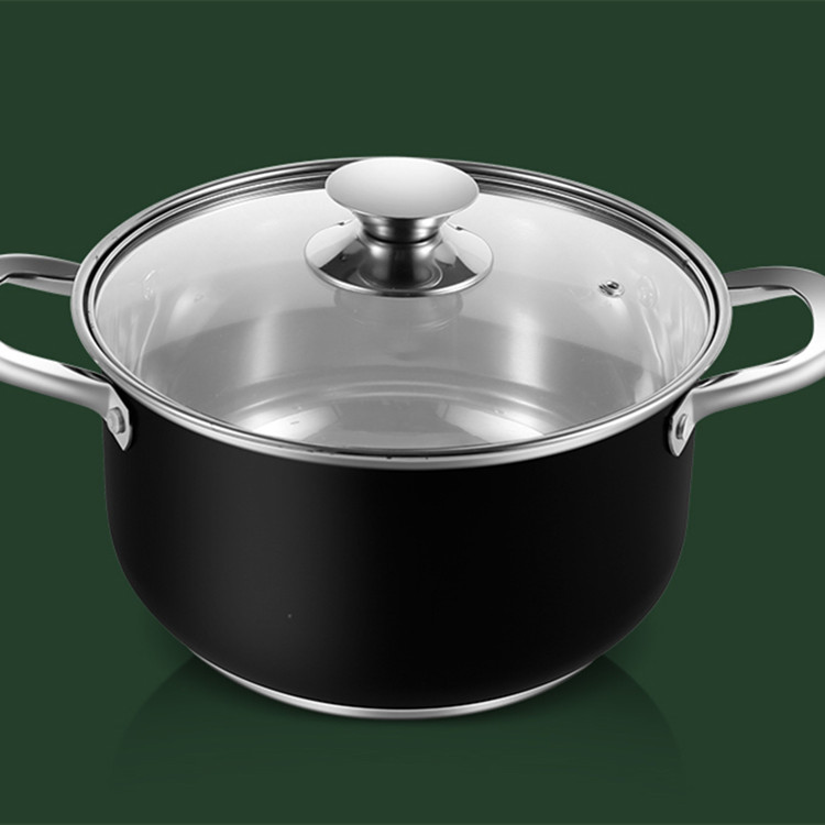 Multifunction 8pcs 5 Layer Bottom Die-cast Stainless Steel Pots And Pans Ollas Soup Pot Set Cookware Set