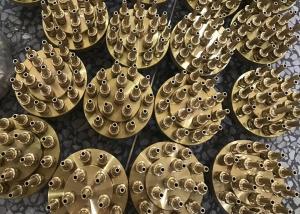 Quality Brass 3 Layers Flower Fountain Nozzle Jet 120Kpa Pressure wholesale