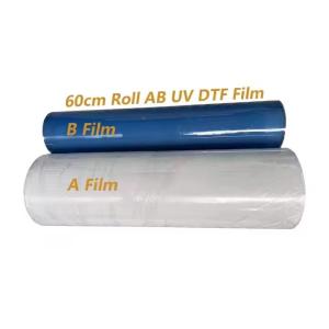 Quality 60cm DTF UV Pet Film Roll Sheet UV DTF Cup Wrap Digital printing Ab Film wholesale
