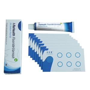 Quality Sweet Flavor Sodium Fluoride Varnish Tooth Decay Fluoride Treatment 10g/Pcs wholesale