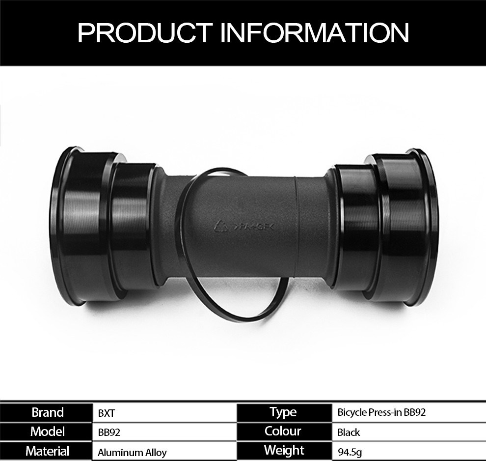Aluminum Alloy Cycle Spare Parts Road Mountain Bike Bottom Bracket BB92