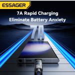 7A Max 100W USB A To C Type C Charging Cable ESSAGER ES-X58 Series