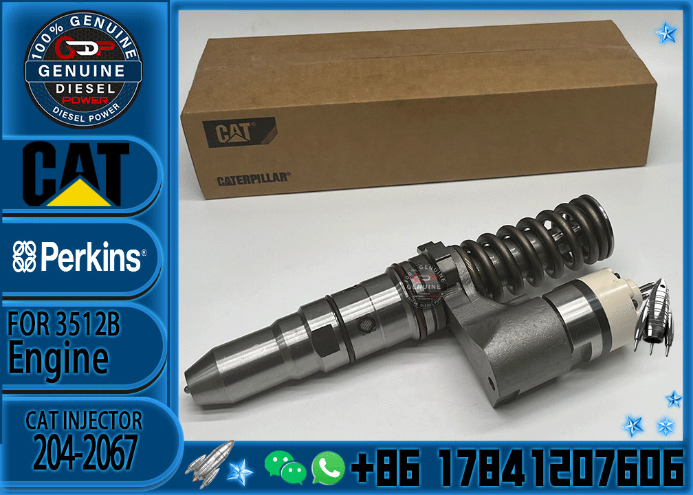 Fuel injector fuel injecto 204-2067 386-1776 229-1631 437-7547 for 3512B Excavator 3512C 3516B 3516C