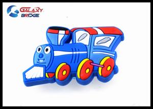 Quality Blue Train Silicon Kids Bedroom Knobs / Soft Plastic Childrens Wardrobe Door Knobs wholesale