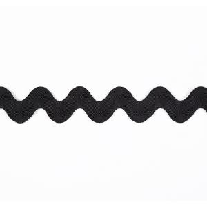 Quality Black Polyeseter Cotton 3.5cm Jumbo Rick Rack wholesale