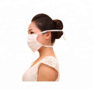 Quality Food Industry Disposable Earloop Face Mask 3 Ply Pp Material 17.5cm×9.5cm wholesale