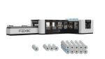 Multiple paper roll wrapping machine toilet tissue making machine