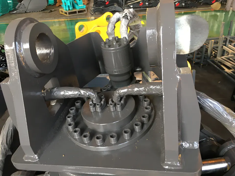 Hydraulic 360 Rotating Log Grapple For Excavator Q355B Material