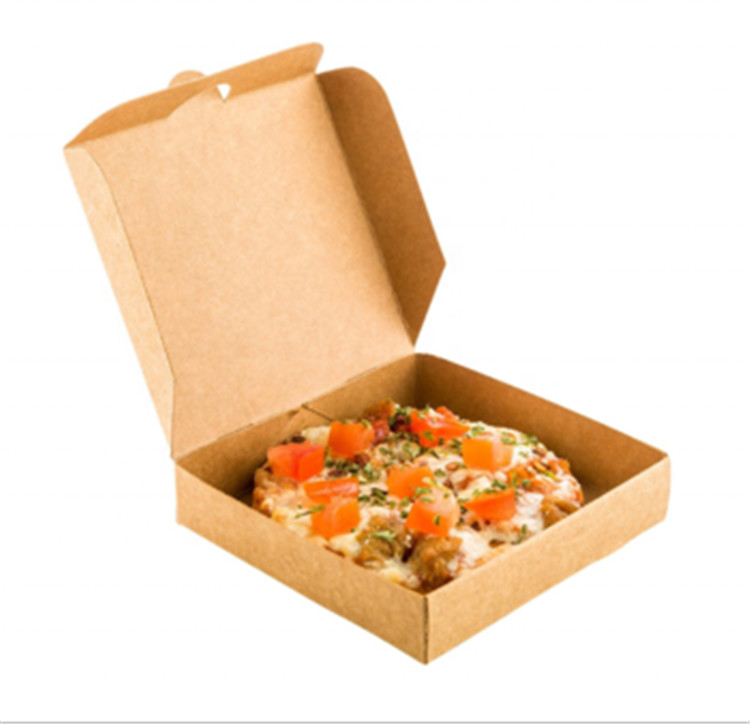 Food Packaging Kraft Pizza Box Use Non Toxic Food Grade Preferred Material