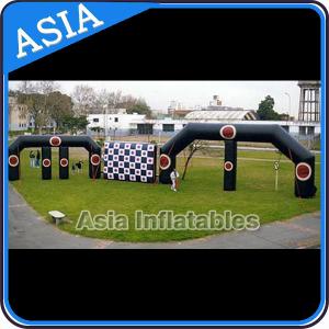 Quality PVC tarpaulin inflatable double door entrance for advertising wholesale