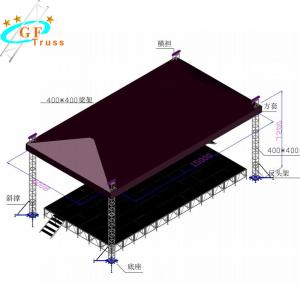 Quality Spigot Aluminum Lighting Stage 290*290mm LED Screen Truss wholesale