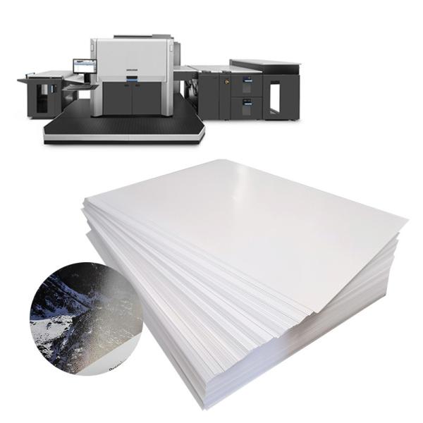 Waterproof Double-side Printing Luster Satin Digital Press Paper For HP Indigo