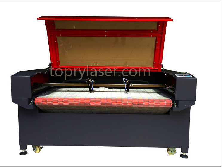 CO2 Fabric Auto Feeding and Auto Laser Control Laser Cutting /Engraving Machine (JM1610T-AT)