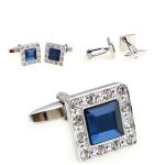 Square Metal Mens Cufflink