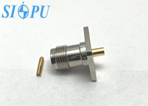 Quality Female Flange Mount RF Coaxial TNC Connector for 2# Semi Rigid / Semi Flexible Cable wholesale