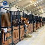 Customized Horse Stable With Corrosion Resistant Galvanized Coating