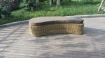 Fashion Brown Outdoor Rattan Daybed , Garden / Patio Furniture