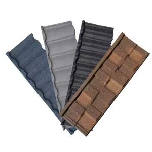 Quality Steel Sheet Stone Coated Colorful Roof Sheet House Traditional Design Style wholesale