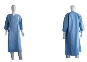 Quality Biodegradable Disposable Protective Equipment Disposable Patient Gowns wholesale