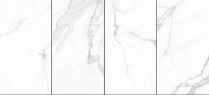 Quality Carrara White Porcelain Bathroom Wall Tiles Indoor 30 X 60 Cm Size High Gloss wholesale