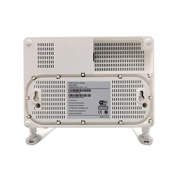 1200MB AC WiFi Gpon ONU HK668 4ge 1tel 2USB + 2.4G/5g WiFi FTTH Router Modem