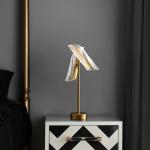Gold Simple Nordic LED Floor Lamp For Study Living Room Bedroom Decoration