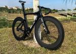 Fixed Gear Aero Shaping Carbon Road Bike Racing Track Complete Bicycle 700C