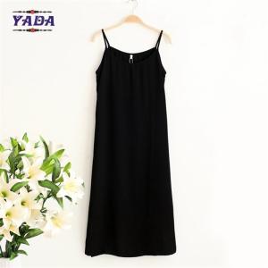Quality Women retro simple model black underdress brand lady summer women dress dresses sexy for sale wholesale