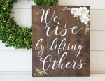 Hanging Wood Pallet Plaque Long Life Span Apply To Hotel / Wedding / Office