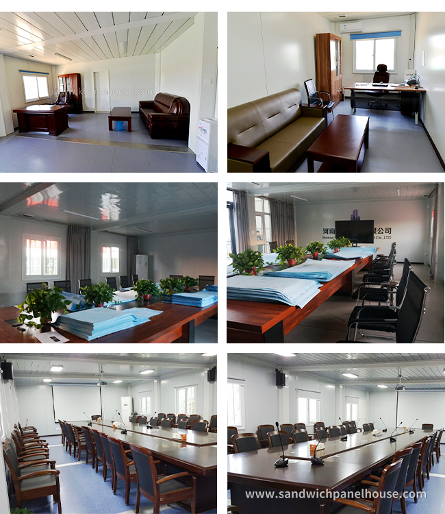 Mobile Sandwich Panel Container House With Multifunction Projector