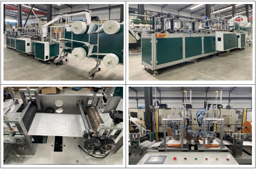 Ultrasonic Earloop N95 Non Woven Mask Making Machine