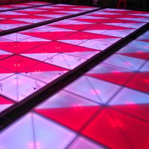Quality Stage LED Light Dance Floor 10mm 720 RGB Color 31CH Quickly Assembled / Disassemble wholesale