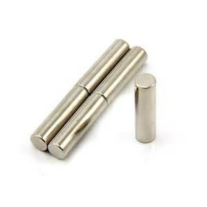 Quality N35 Cylinder Shape Gold Plating Sintered Permanent Neodymium Magnet wholesale