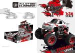 Alloy Metal Casing Vehicle Truck Children's Play Toys Pull Back And Go N / A