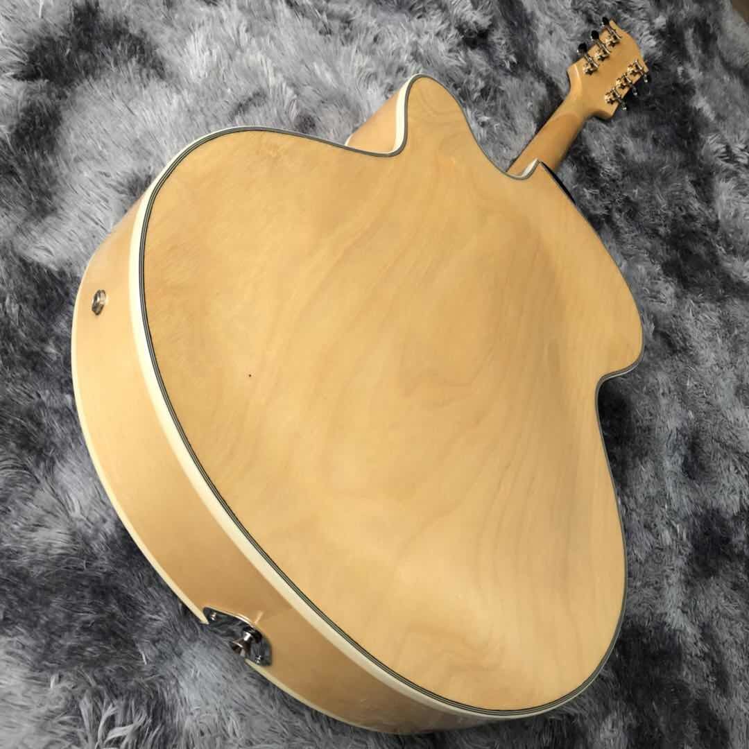 2020 New Godin Style Model Custom Grand 5th Avenue Jazz Electric Guitar in Natural