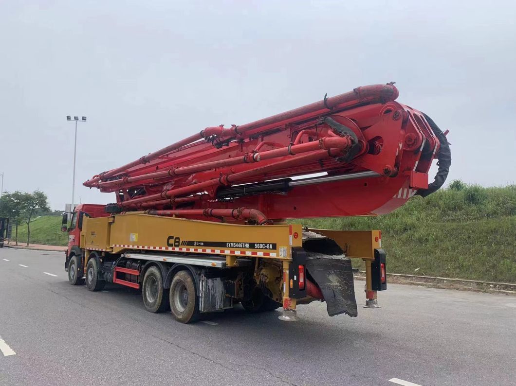 56m Heavy Equipment 2020 Concrete Boom Pump Concrete Mixer Machine
