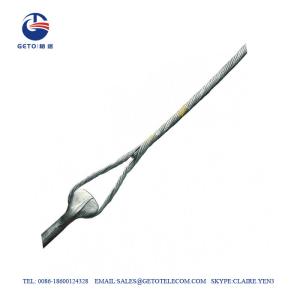 Quality Resist Vibration PDE ISO 9001 Preformed Armor Rod , Guy Wire Dead End Grips wholesale