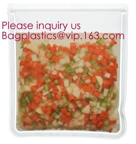 fresh food vegetable fruit roll packaging plastic flat pouch bag,zipper Seal pack Embossing Vacuum Bag for Fresh Food