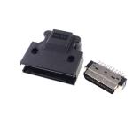 36 Pin PBT SCSI Plug Connector MDR D Ribbon Backshell 10136-3000PE 10336-52A0