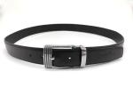 1.2 inch Mens Leather Dress Belt With Single Prong Buckle