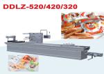 Automatic Stretch Vacuum Snacks Food Packaging Machine / Shrinking Film Packing