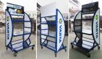 Car Storage Shelf Electric Bike Metal Battery Display Rack