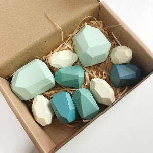 Quality Colourful Wooden Blocks Hand Eye Coordination Training wholesale