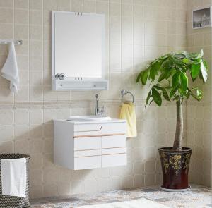 Quality 80 X48/cm PVC bathroom cabinet / wall cabinet / hung cabinet / white color for bathroom wholesale