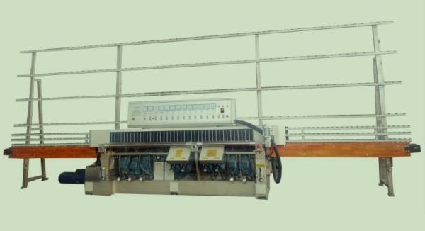 Provide 11 Motors Glass Straight Line 45 Degree Edging Machine Glass Processing