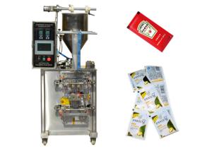 Quality High Speed Hot Sauce Filling Machine , Three Sides Seal Ketchup Packaging Machine wholesale