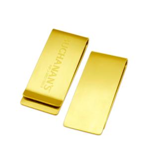 Quality Promotional Metal stainless steel wallet money clip Metal logo customized wholesale