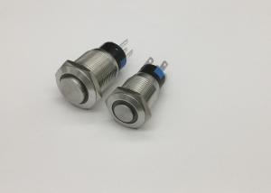 Quality Latching 12v Annular 19mm Metal Momentary Push Button wholesale