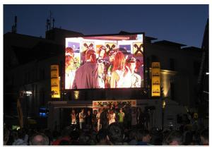 P6 RGB Outdoor Advertising Led Display for Ads / Picture / Video SMD3535
