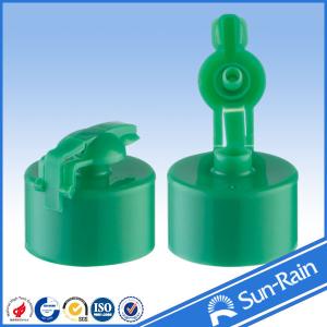 Quality Green 24/410 Plastic Bottle Cap for empty bottle , snap fit cap wholesale